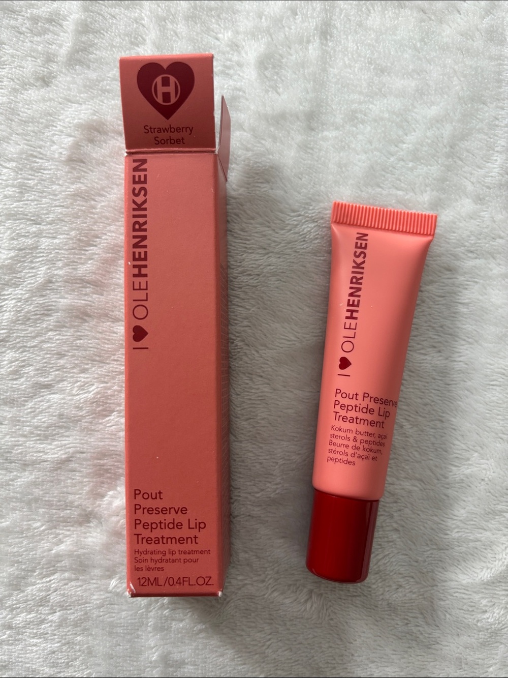 Ole Henrikson Pout Preserve Peptide Lip Treatment (Strawberry Sorbert)